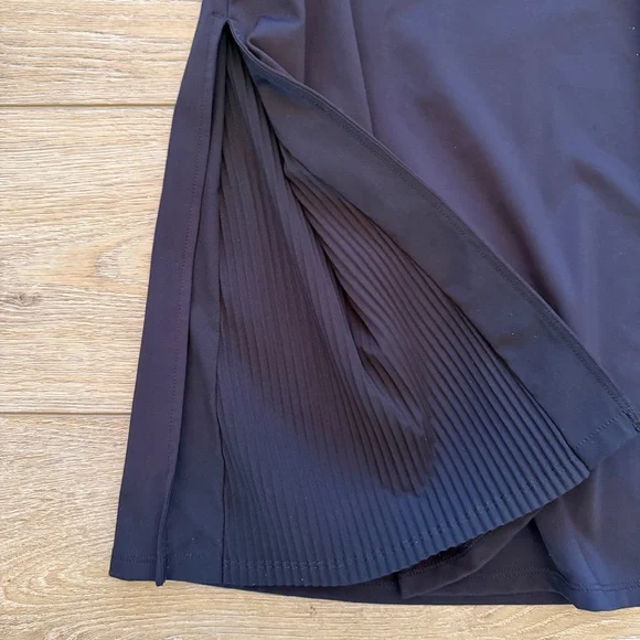 Old Navy Powersoft Go-Dry Front-Zip Sports Dress Sleeveless Black Sz Large - Picture 8 of 9